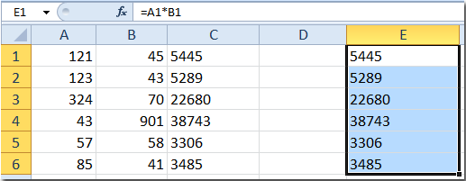 how to copy formulas in excel