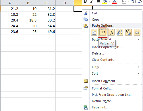 how to copy formulas in excel