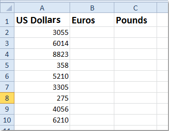 euro dollar conversion calculator 2011