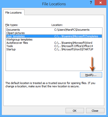 Delete Excel 2007 Default Template