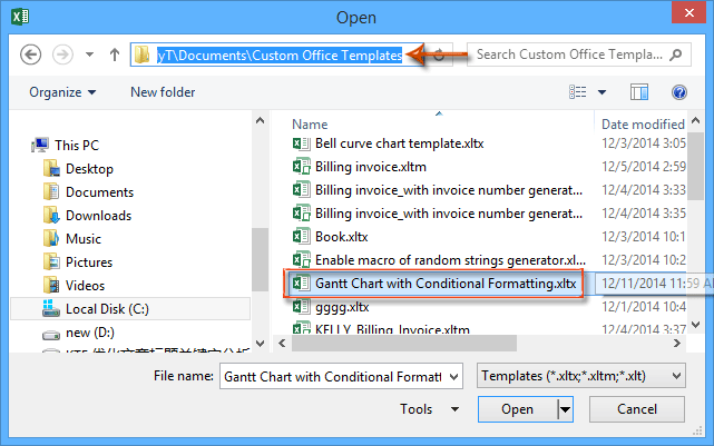 Delete Excel 2007 Default Template Pro