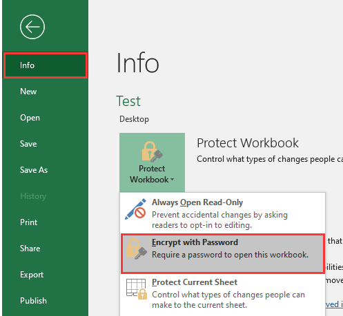 How to protect worksheet from viewing in Excel?