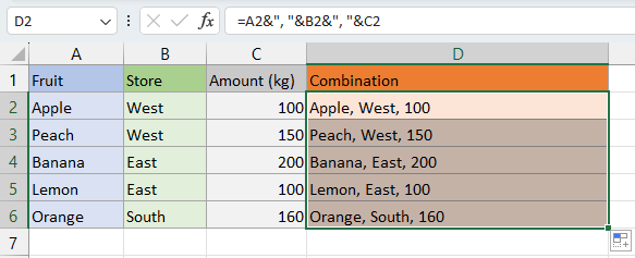 ¿Qué significa el signo & en la fórmula de Excel? (Ejemplos)
