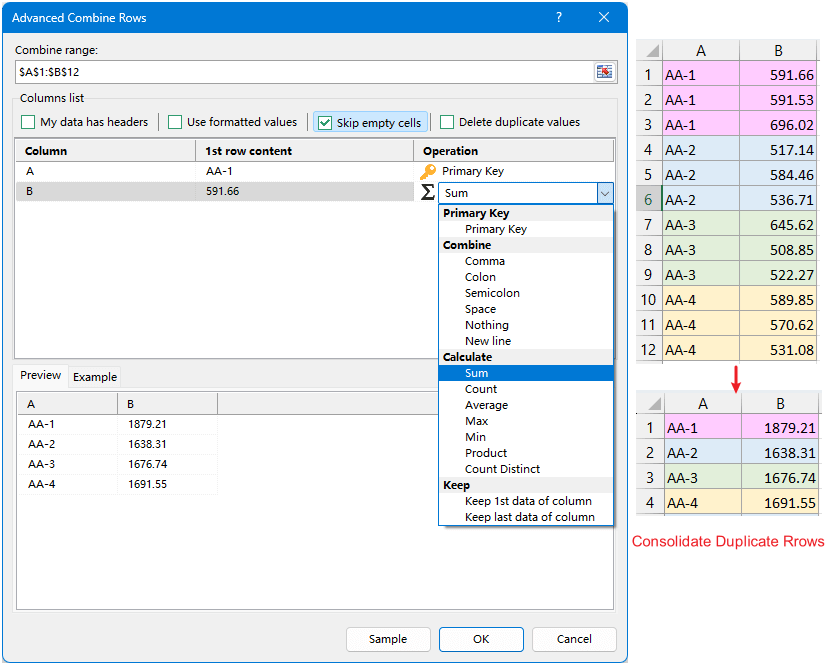 ¿Qué significa el signo & en la fórmula de Excel? (Ejemplos)