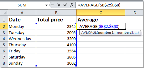 How to add a horizontal average line to chart in Excel?