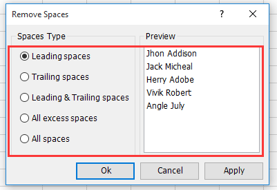 doc add space between names 6