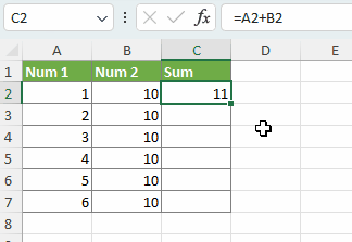 How to apply a formula to an entire column in Excel (5 tricks)