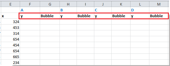How to change bubble chart color based on categories in excel 