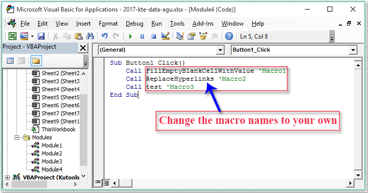 assign two macros to one button