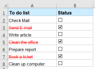 Excel Checkboxes: Add, select, delete and use checkboxes in Excel
