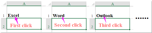 modificați valoarea doc făcând clic pe 1