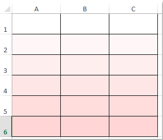 vba code to fill gradient color for multiple cells