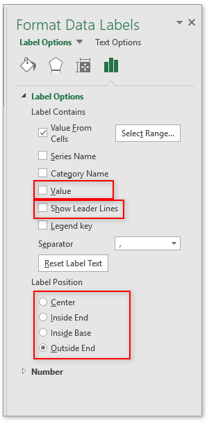 Step by step to create a column chart with percentage change in Excel