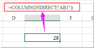 doc convert column label to number 1
