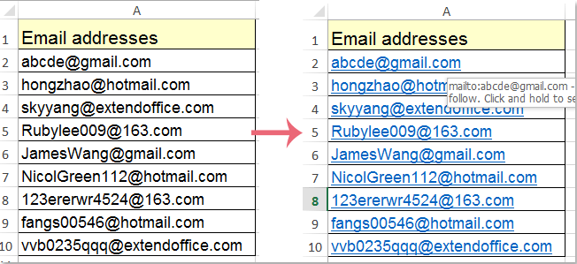 doc konvertiert Adressen in Hyperlinks 4