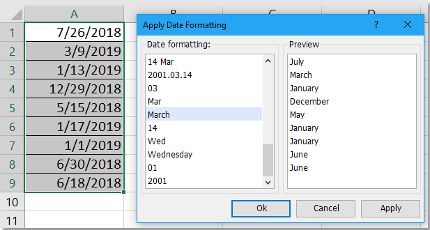 doc tillämpa datumformatering 2