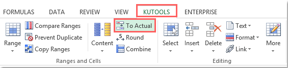 How to copy numbers or values without formulas in Excel?