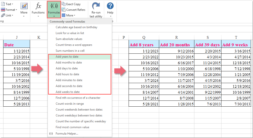 how to write a formula in excel for average