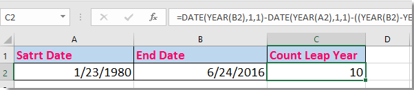 how-to-count-number-of-leap-years-between-two-dates-in-excel