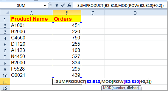How To Count Sum Odd Even Numbers Or Rows In Excel 