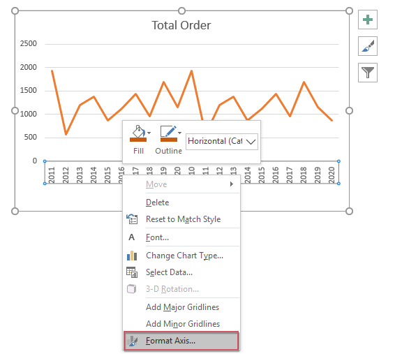 How to create a step chart in Excel?