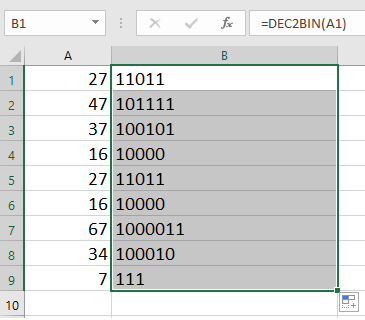 doc decimal till binär 2