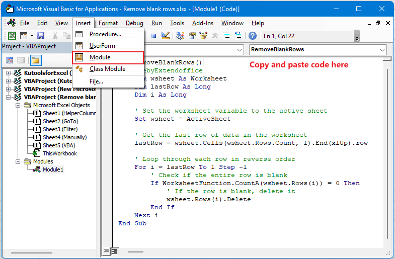 6 easy ways to remove blank rows in Excel (Step by step)
