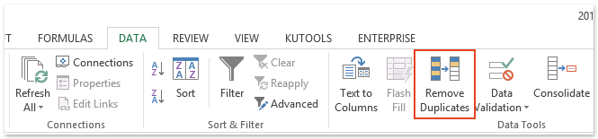 How to delete rows based on duplicates in one column in Excel?