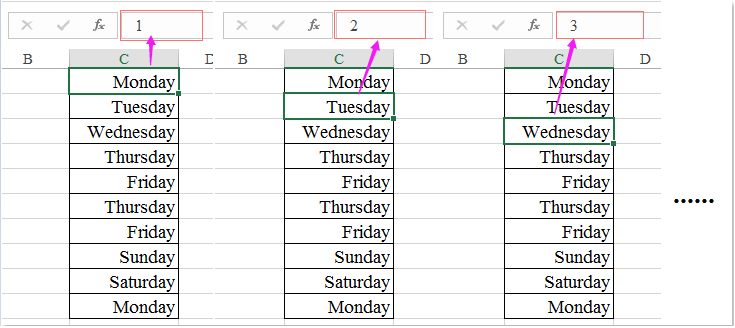 How to display different text than the value in same cell?