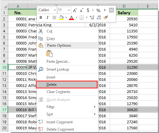 How To Delete Rows If Cell Is Greater less Than A Certain Value In Excel 