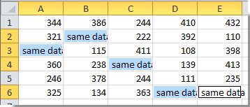 How to enter the same data/formula in multiple cells at once in Excel?