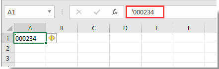 How to format cell so leading zeros don’t disappear in Excel?