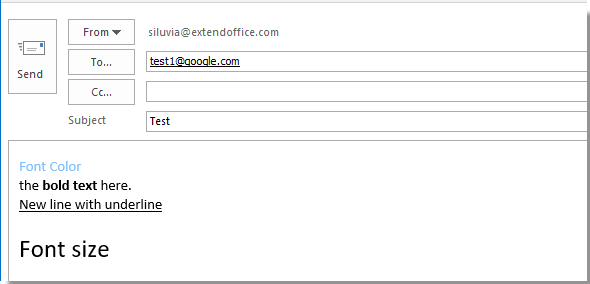 How to send email with HTML email body in Excel?