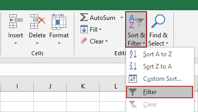 Excel Filter: How to Add, Use and Remove filter in Excel