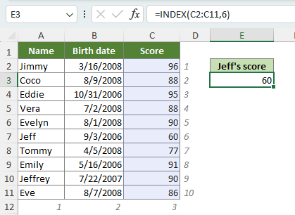 Excel INDEX MATCH: Basic and advanced lookups
