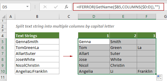 Excel tutorial: split text, number, and date cells (separate into ...