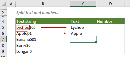Excel tutorial: split text, number, and date cells (separate into ...