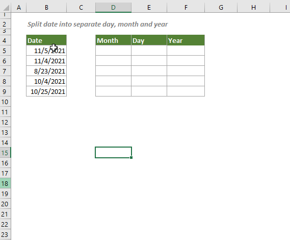 Excel tutorial: split text, number, and date cells (separate into ...