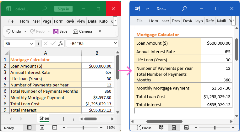 3 Easy Ways to Convert Excel to Word (Step by Step)