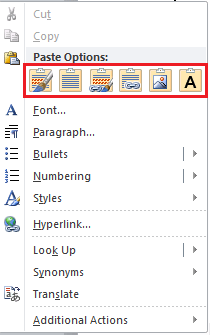 How to convert Excel file to a Word document?