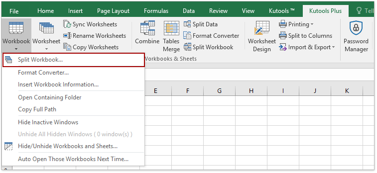 ملحق Excel: تصدير أوراق متعددة إلى ملفات نصية