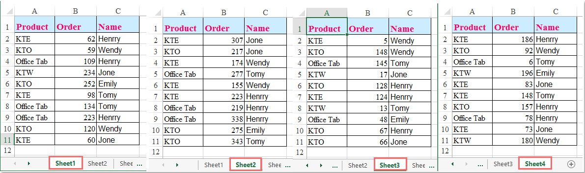 How To apply same filter To multiple Sheets In Excel 
