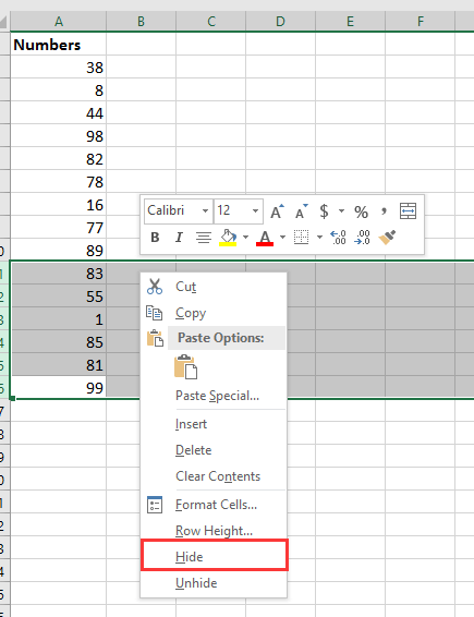 How to quickly filter or hide even or odd numbers in Excel?