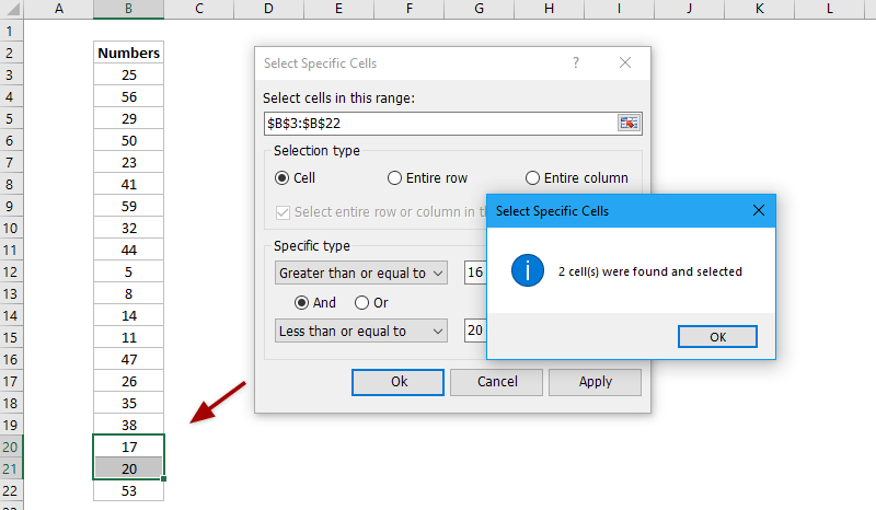How to find closest or nearest value in Excel?