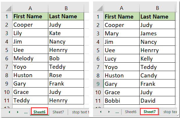 doc find duplicate names 2