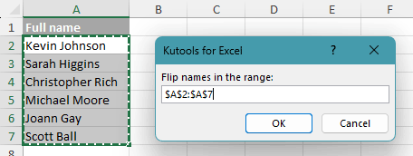 Switch first & last names in Excel: An easy complete guide