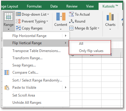 excel add in tool untuk membalikkan data baris secara vertikal