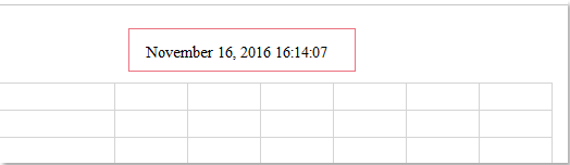 How to specify date or datetime format in header or footer?