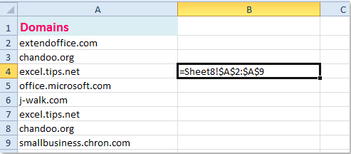 How to quickly get address of named range in Excel?