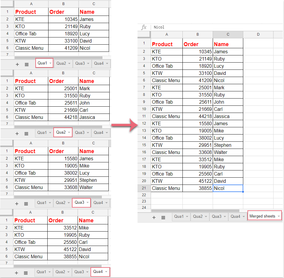 how-to-combine-merge-multiple-sheets-into-one-sheet-in-google-sheet